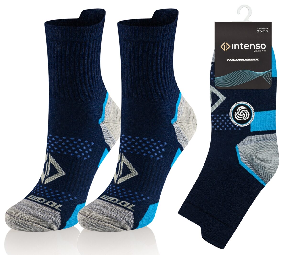 Skarpety trekkingowe Intenso Merino Thermowool dł.3/4 art.0723 wz. C03