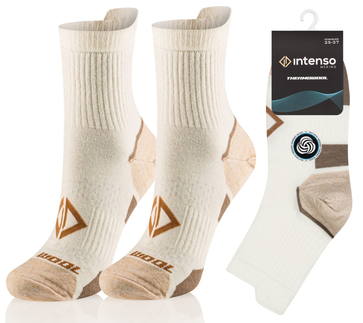 Skarpety trekkingowe Intenso Merino Thermowool dł.3/4 art.0723 wz. C04