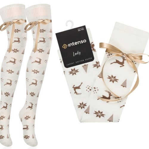 ZAKOLANÓWKI ŚWIĄTECZNE Z KOKARDKĄ INTENSO ART. 440 WZ. Z02