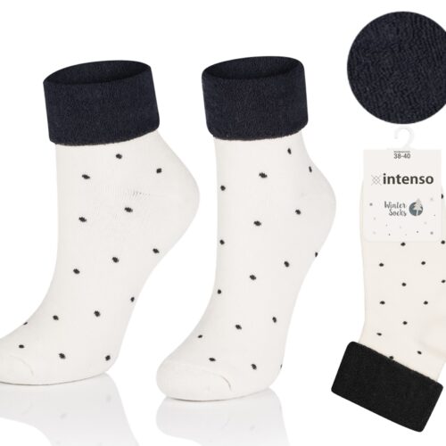 Skarpetki damskie frotte Intenso Winter art. 0457 wzór SJ01A