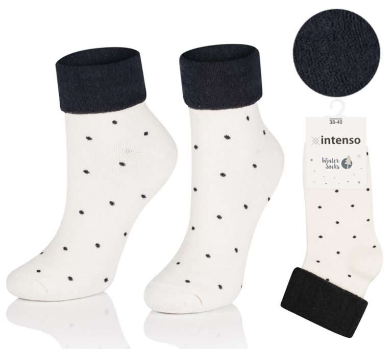 Skarpetki damskie frotte Intenso Winter art. 0457 wzór SJ01A