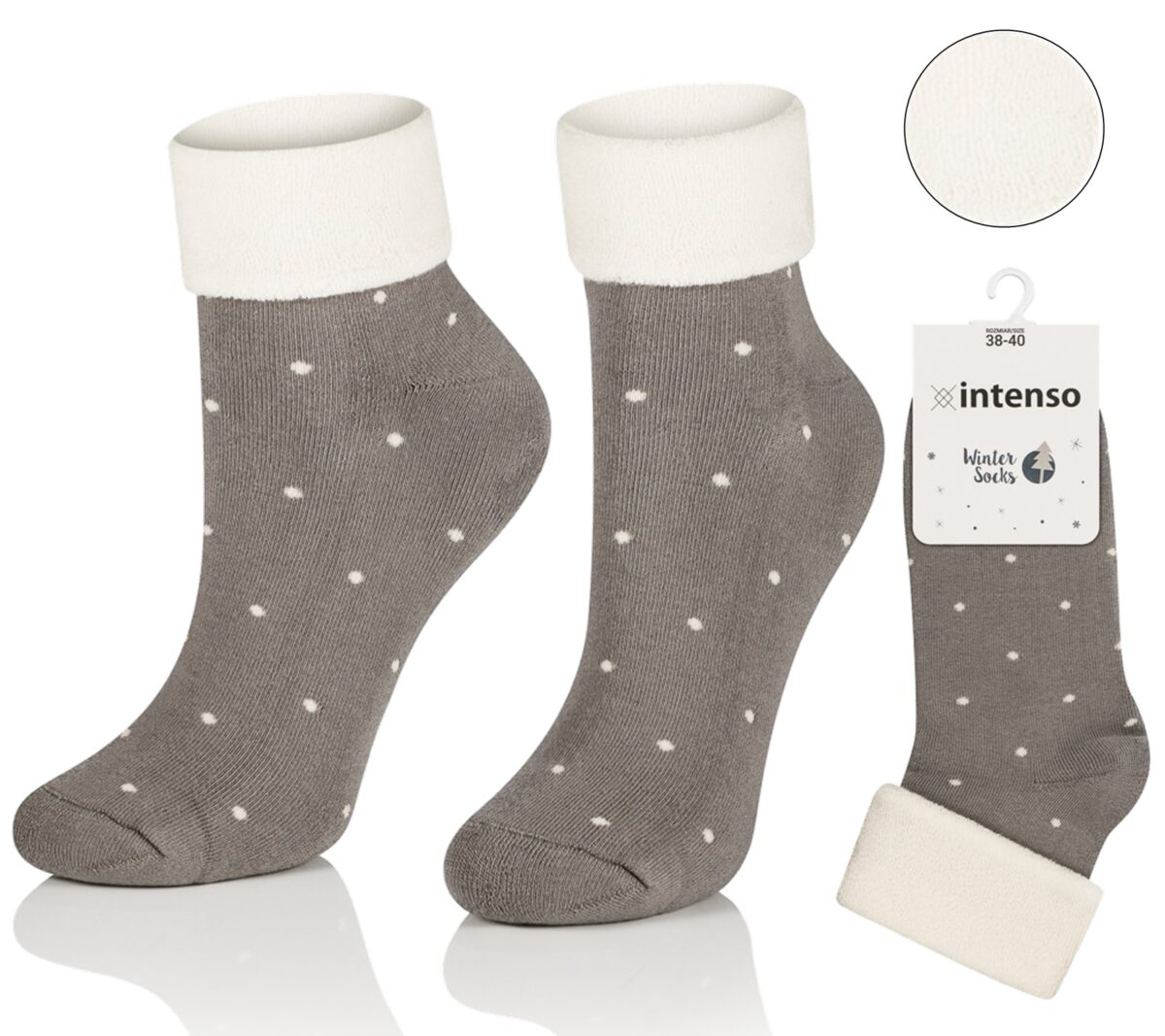 Skarpetki damskie frotte Intenso Winter art. 0457 wzór SJ02A