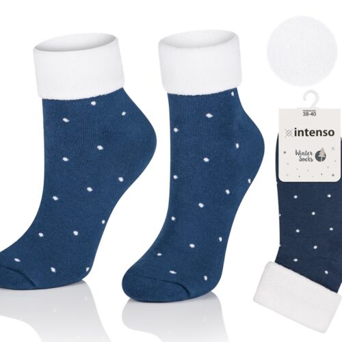 Skarpetki damskie frotte Intenso Winter art. 0457 wzór SJ03A