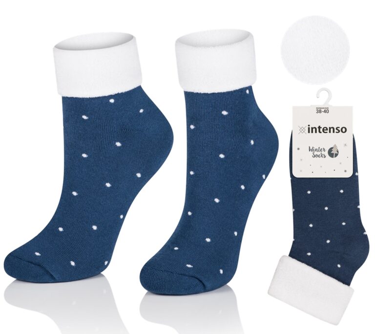 Skarpetki damskie frotte Intenso Winter art. 0457 wzór SJ03A