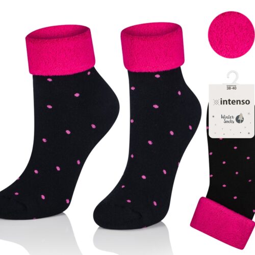 Skarpetki damskie frotte Intenso Winter art. 0457 wzór SJ04A