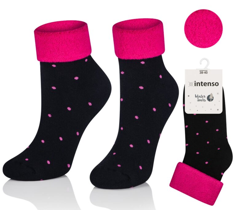 Skarpetki damskie frotte Intenso Winter art. 0457 wzór SJ04A