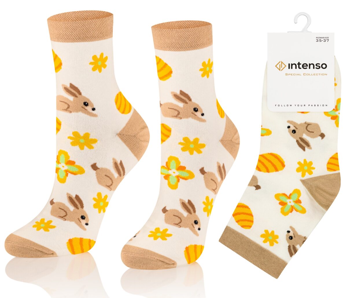 Skarpetki damskie wielkanocne Intenso art. 0471_012