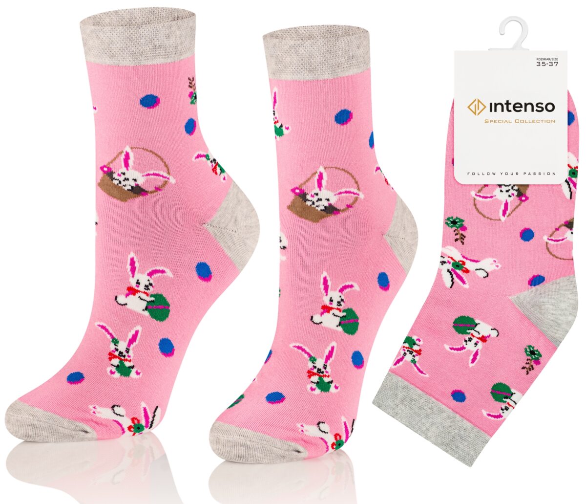 Skarpetki damskie wielkanocne Intenso art. 0471_014
