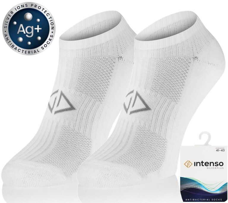 Stopki Frotte Sportowe Treningowe Antybakteryjne z jonami srebra Silverplus ART. 0662 KOL:001