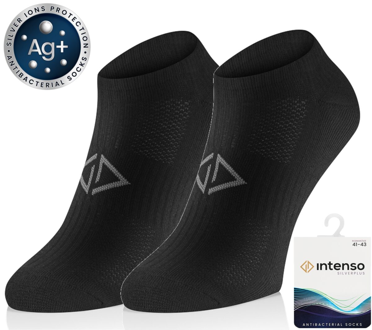 Stopki Frotte Sportowe Treningowe Antybakteryjne z jonami srebra Silverplus ART. 0662 KOL:008