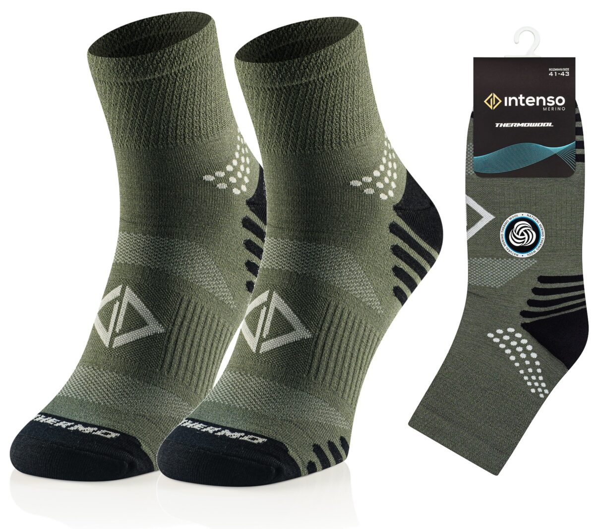 Skarpety trekkingowe Intenso Merino Thermowool dł.3/4 art.0723 wz. A01