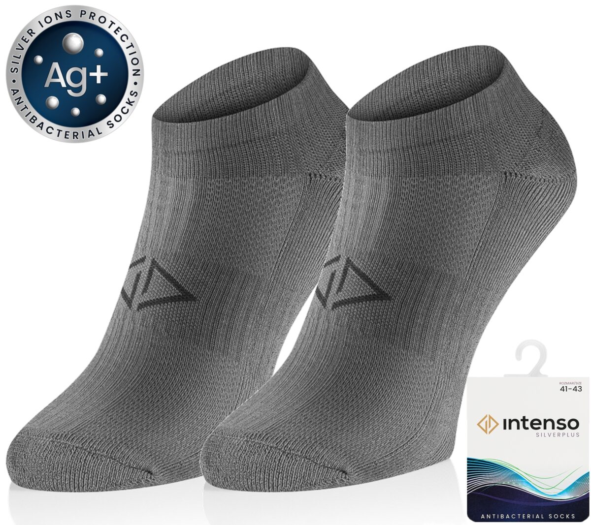 Stopki Frotte Sportowe Treningowe Antybakteryjne z jonami srebra Silverplus ART. 0662 KOL:006
