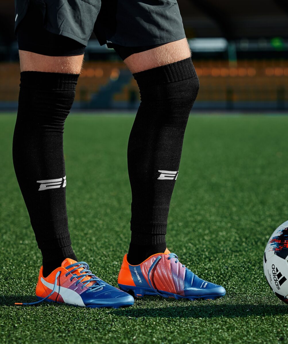 GETRY PIŁKARSKIE TRENINGOWE/MECZOWE EvoGRIP PROFESSIONAL BEZ STOPY ART. 1598 KOL:008 CZARNE