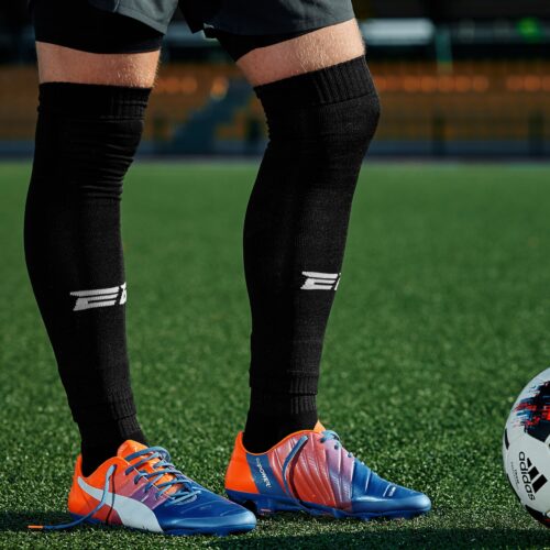 GETRY PIŁKARSKIE TRENINGOWE/MECZOWE EvoGRIP PROFESSIONAL BEZ STOPY ART. 1598 KOL:008 CZARNE