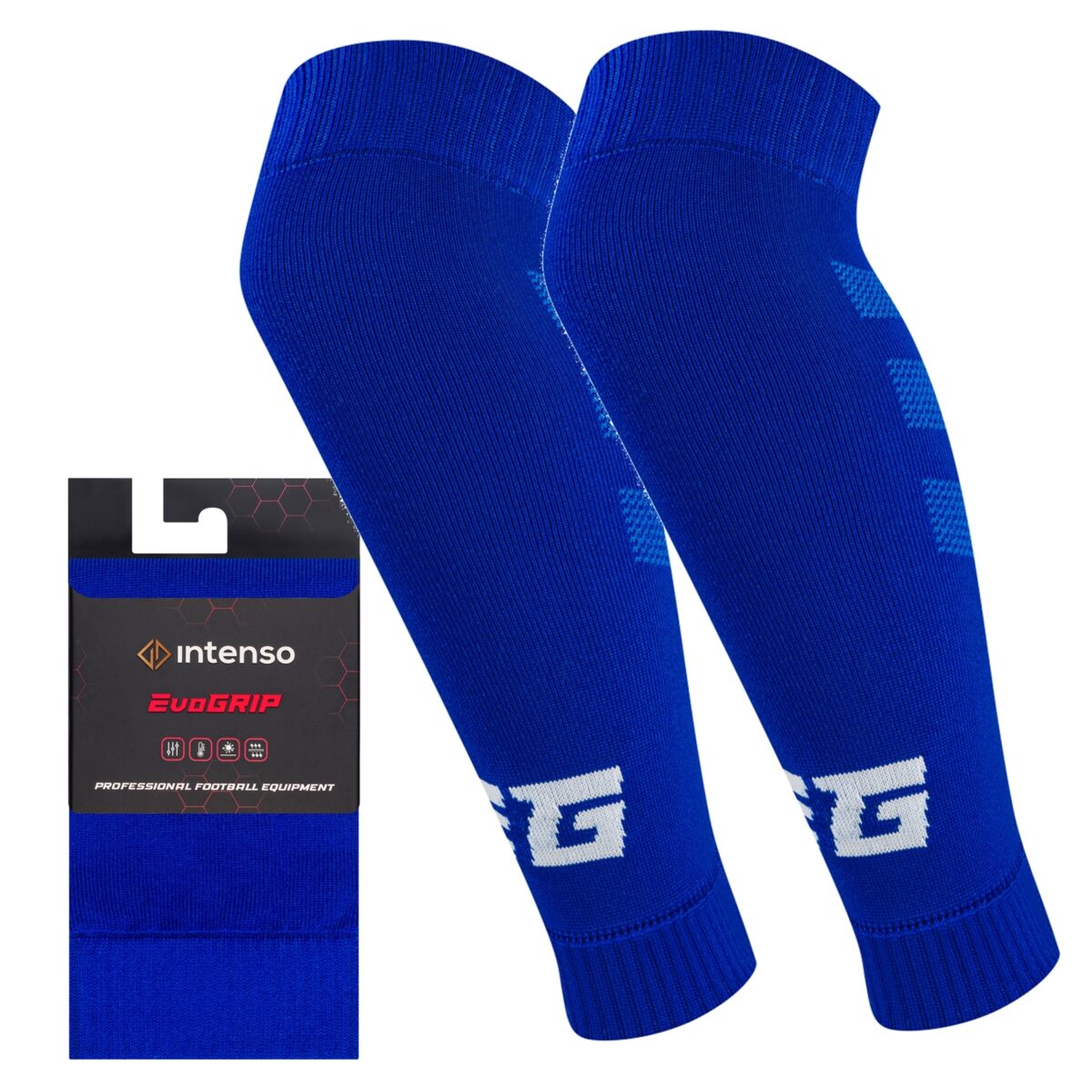 GETRY PIŁKARSKIE TRENINGOWE/MECZOWE EvoGRIP PROFESSIONAL BEZ STOPY ART. 1598 KOL:025 NIEBIESKIE