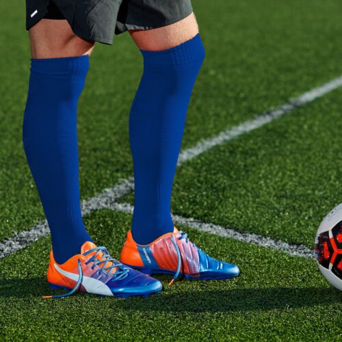 GETRY PIŁKARSKIE TRENINGOWE/MECZOWE EvoGRIP PROFESSIONAL ART. 1604 KOL:025 NIEBIESKIE