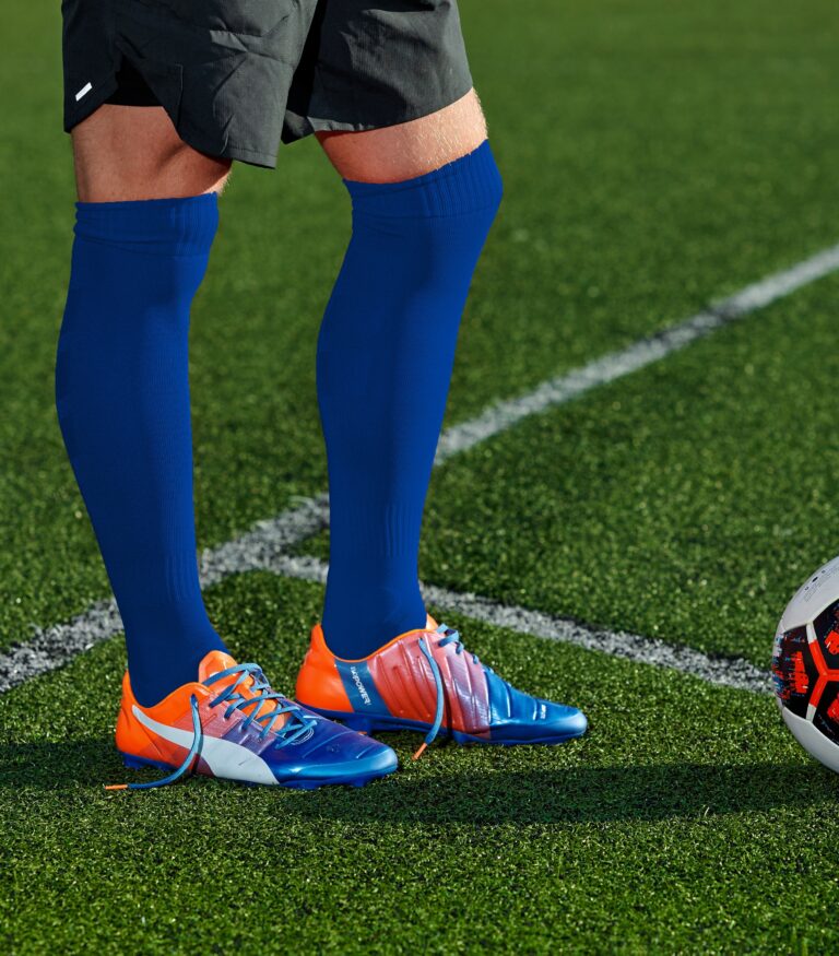 GETRY PIŁKARSKIE TRENINGOWE/MECZOWE EvoGRIP PROFESSIONAL ART. 1604 KOL:025 NIEBIESKIE