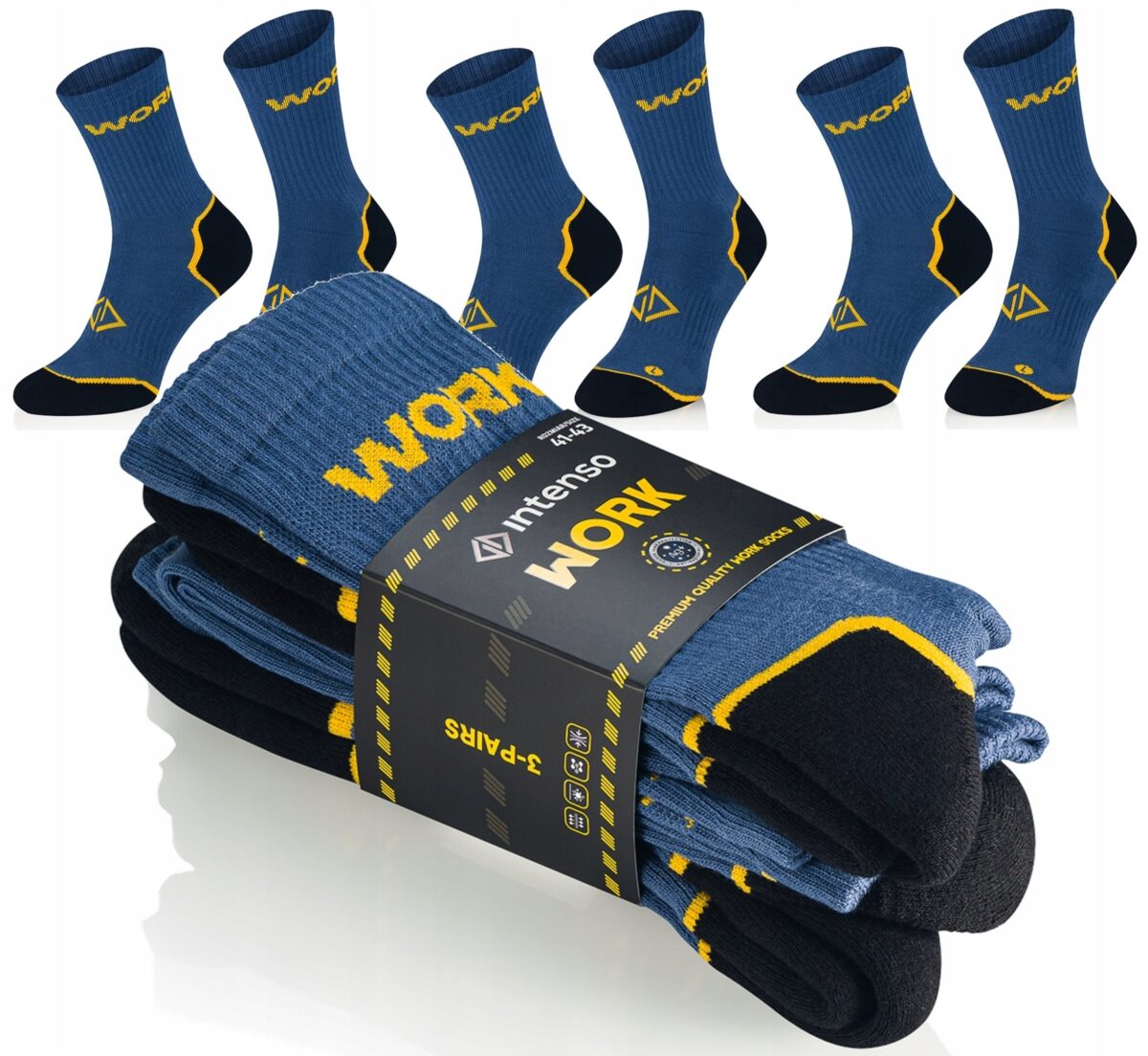 3-PAK Skarpety robocze Intenso WORK 0065_001
