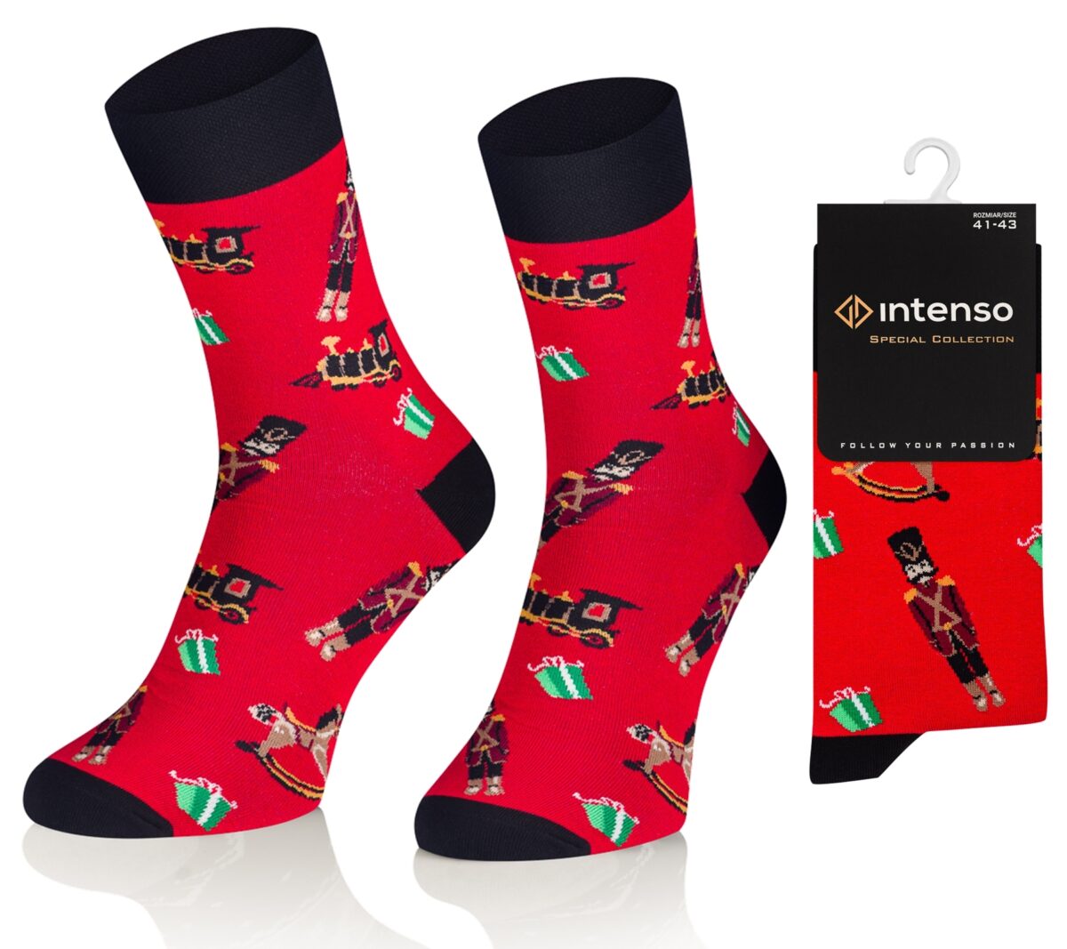 Skarpety świąteczne Intenso art.1887 wz. S18