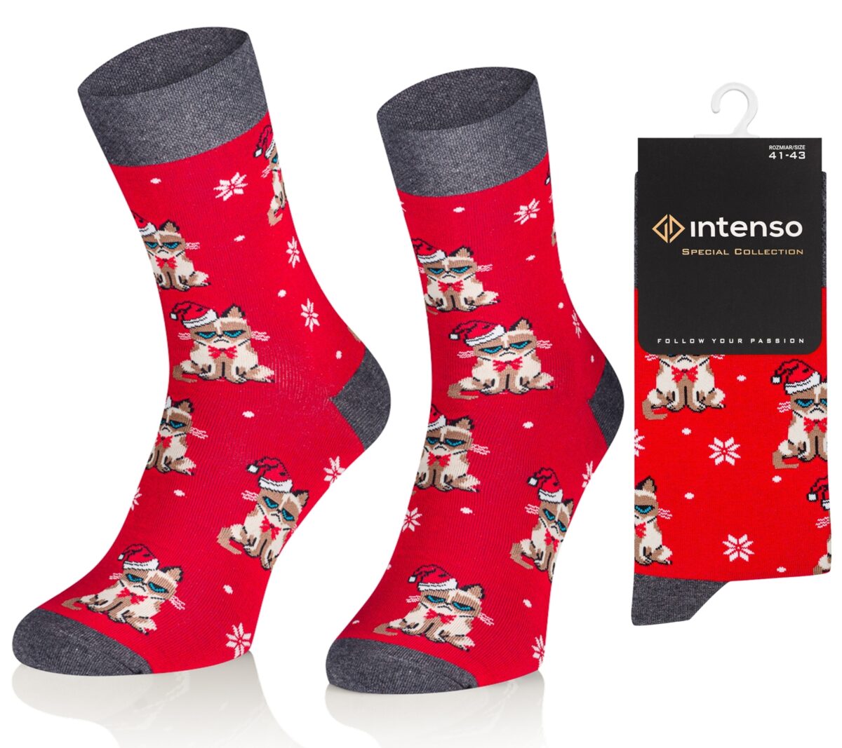 Skarpety świąteczne Intenso art.1887 wz. S20