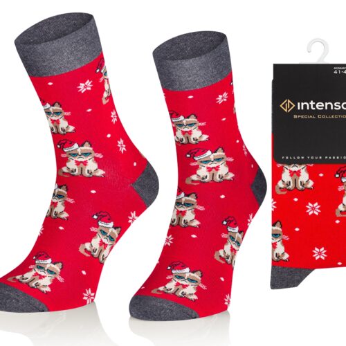 Skarpety świąteczne Intenso art.1887 wz. S20