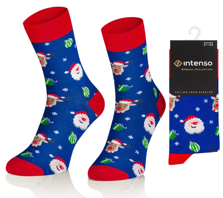 Skarpety świąteczne Intenso art.1887 wz. S23