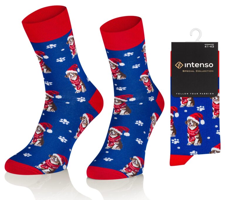 Skarpety świąteczne Intenso art.1887 wz. S25