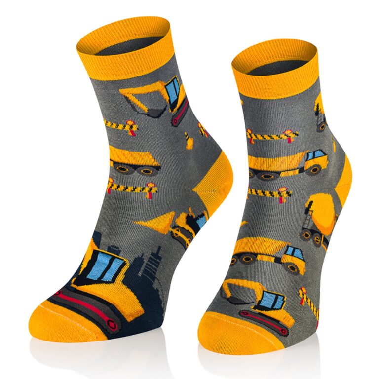 Skarpetki Chłopięce Młodzieżowe Art. 0433 KOPARKA