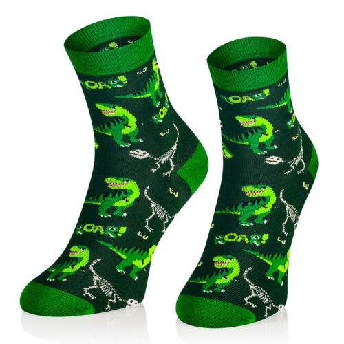 Skarpetki Chłopięce Młodzieżowe Art. 0433 DINOZAURY