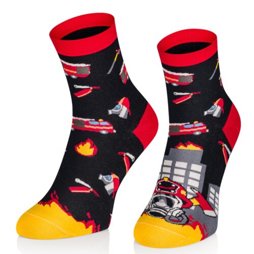 Skarpetki Chłopięce Młodzieżowe Art. 0433 STRAŻAK