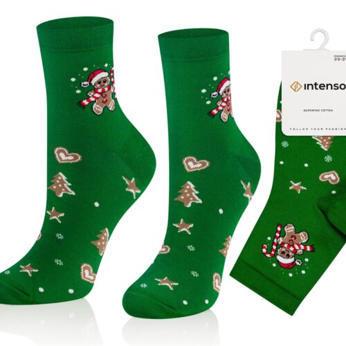 Skarpetki Świąteczne Damskie Intenso wz. B04