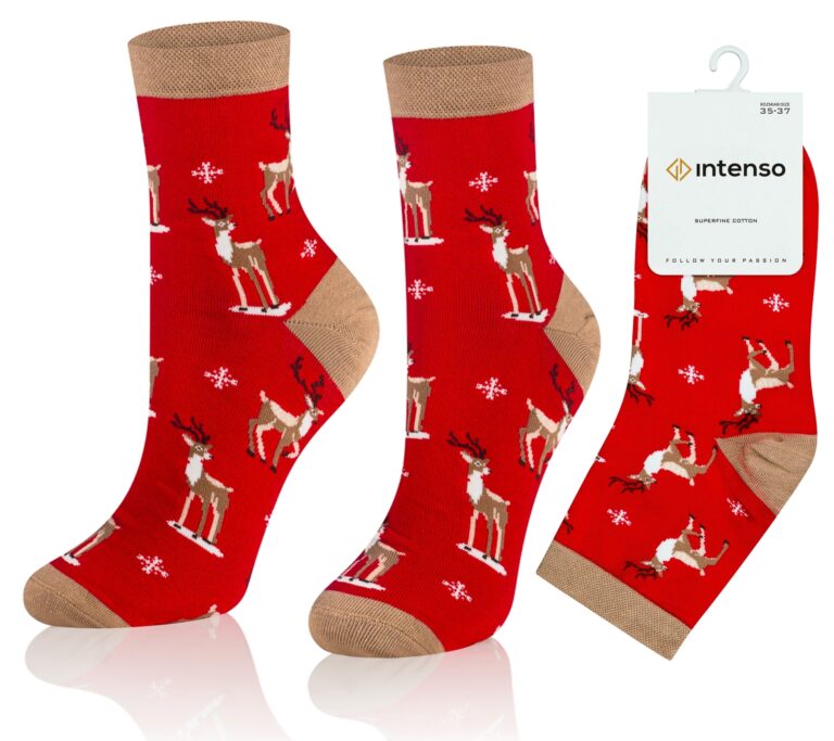 Skarpetki Świąteczne Damskie Intenso wz. B07