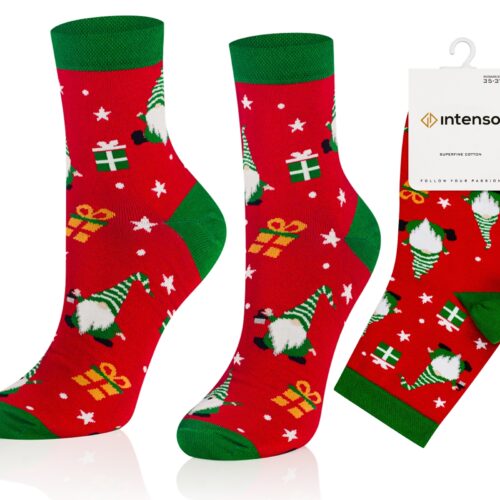 Skarpetki Świąteczne Damskie Intenso wz. B09