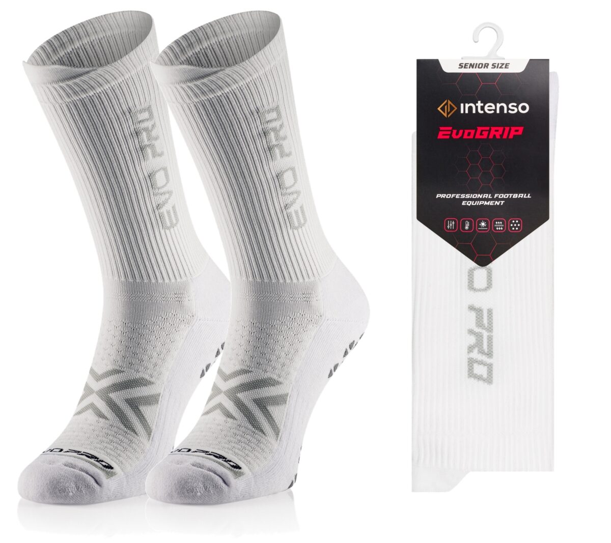 SKARPETKI PIŁKARSKIE TRENINGOWE/MECZOWE ANTYPOŚLIZGOWE EvoPRO wzór: EP1