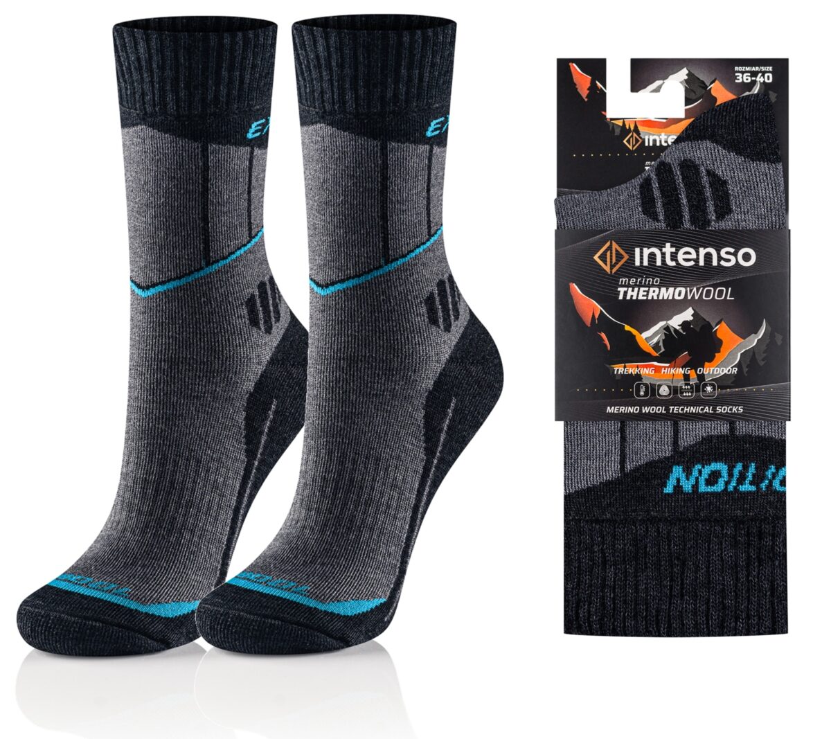 Skarpety trekkingowe Intenso Merino Thermowool art.8009 wz. M02D