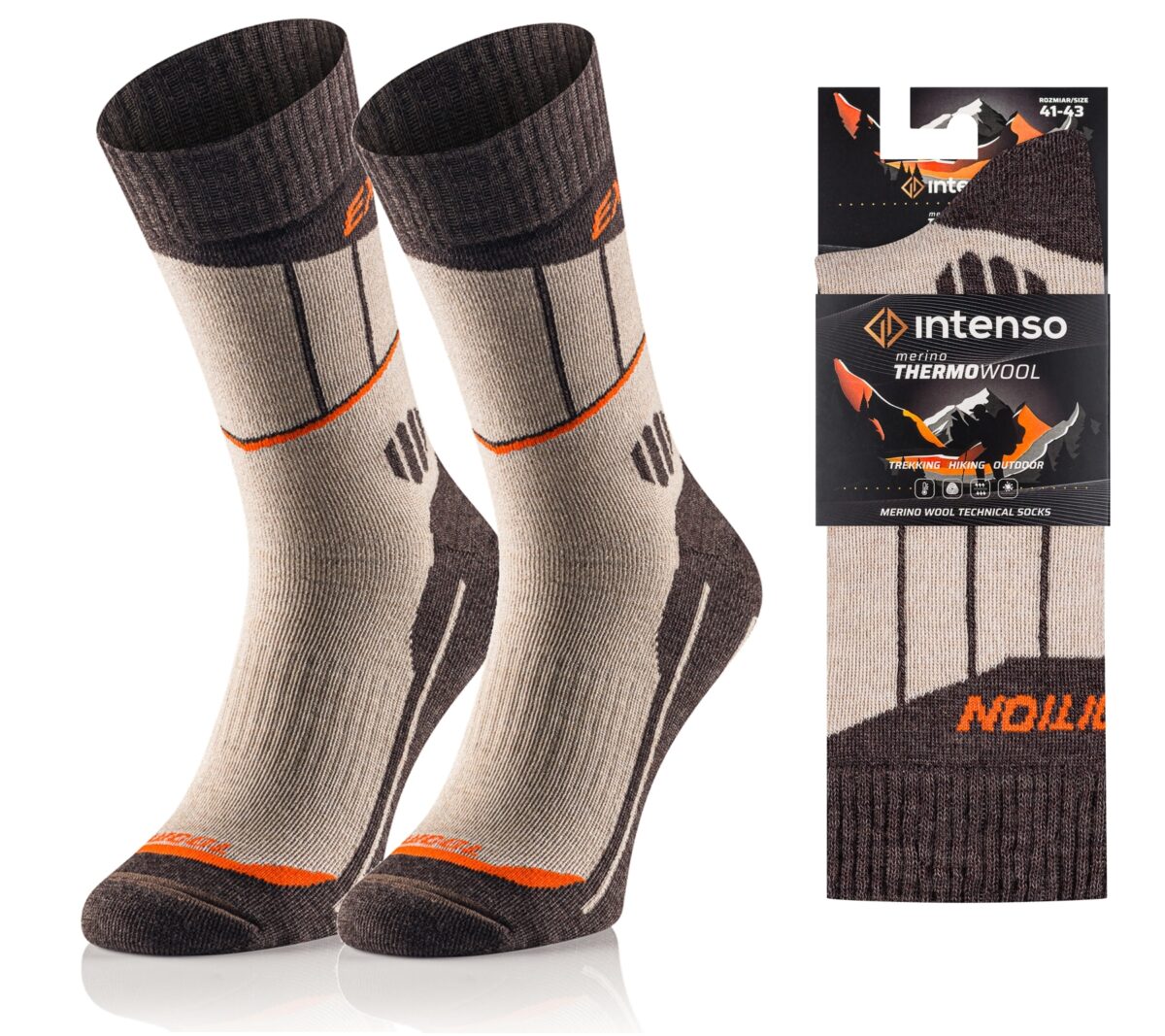 Skarpety trekkingowe Intenso Merino Thermowool art.8009 wz. M01