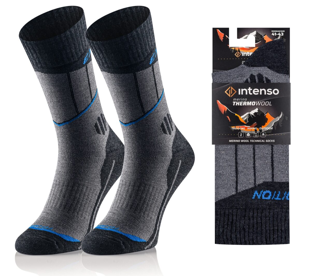 Skarpety trekkingowe Intenso Merino Thermowool art.8009 wz. M02