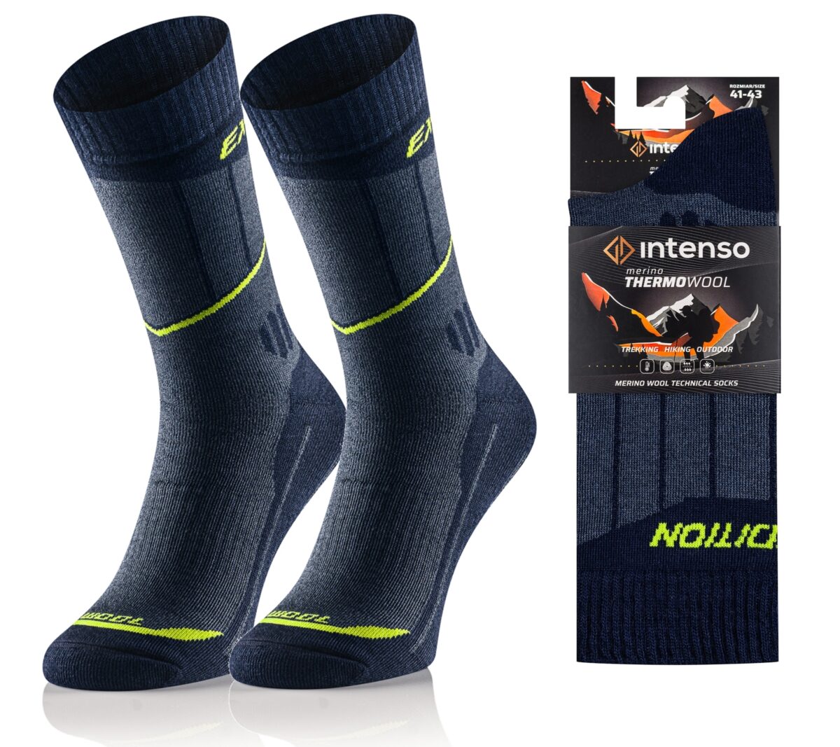 Skarpety trekkingowe Intenso Merino Thermowool art.8009 wz. M03