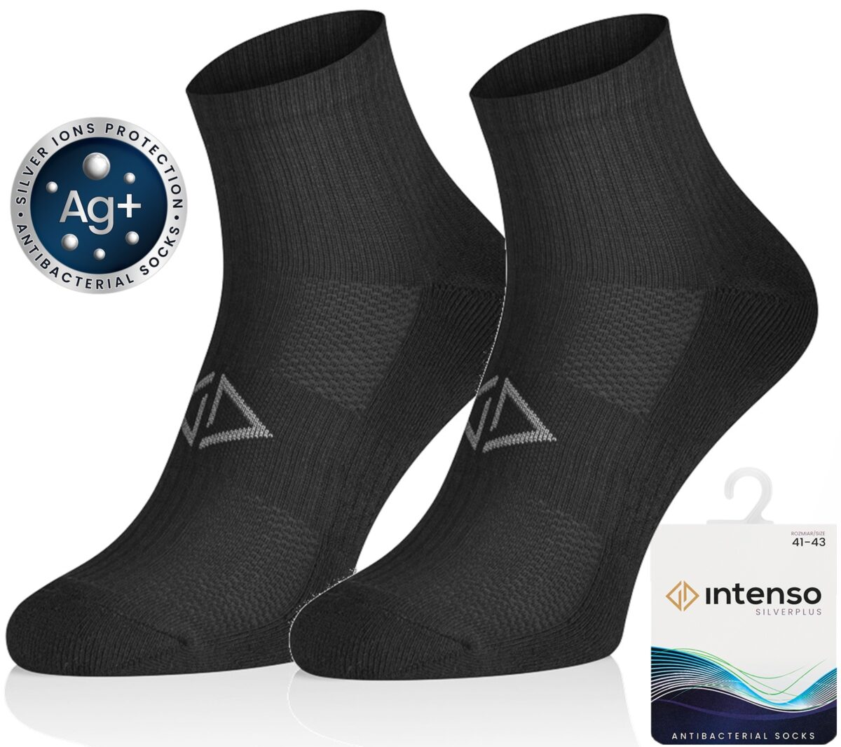 Zakostki Frotte Sportowe Treningowe Antybakteryjne z jonami srebra Silverplus ART. 0679 KOL:008