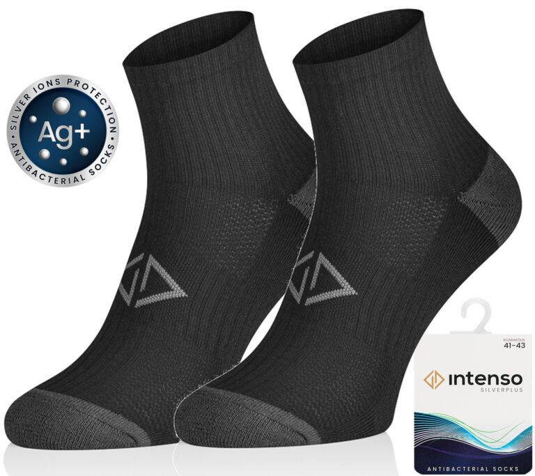 Zakostki Frotte Sportowe Treningowe Antybakteryjne z jonami srebra Silverplus ART. 0679 KOL:08A