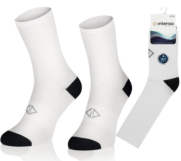 Skarpetki Sportowe Antybakteryjne z jonami srebra Silverplus ART. 0693 KOL:01A