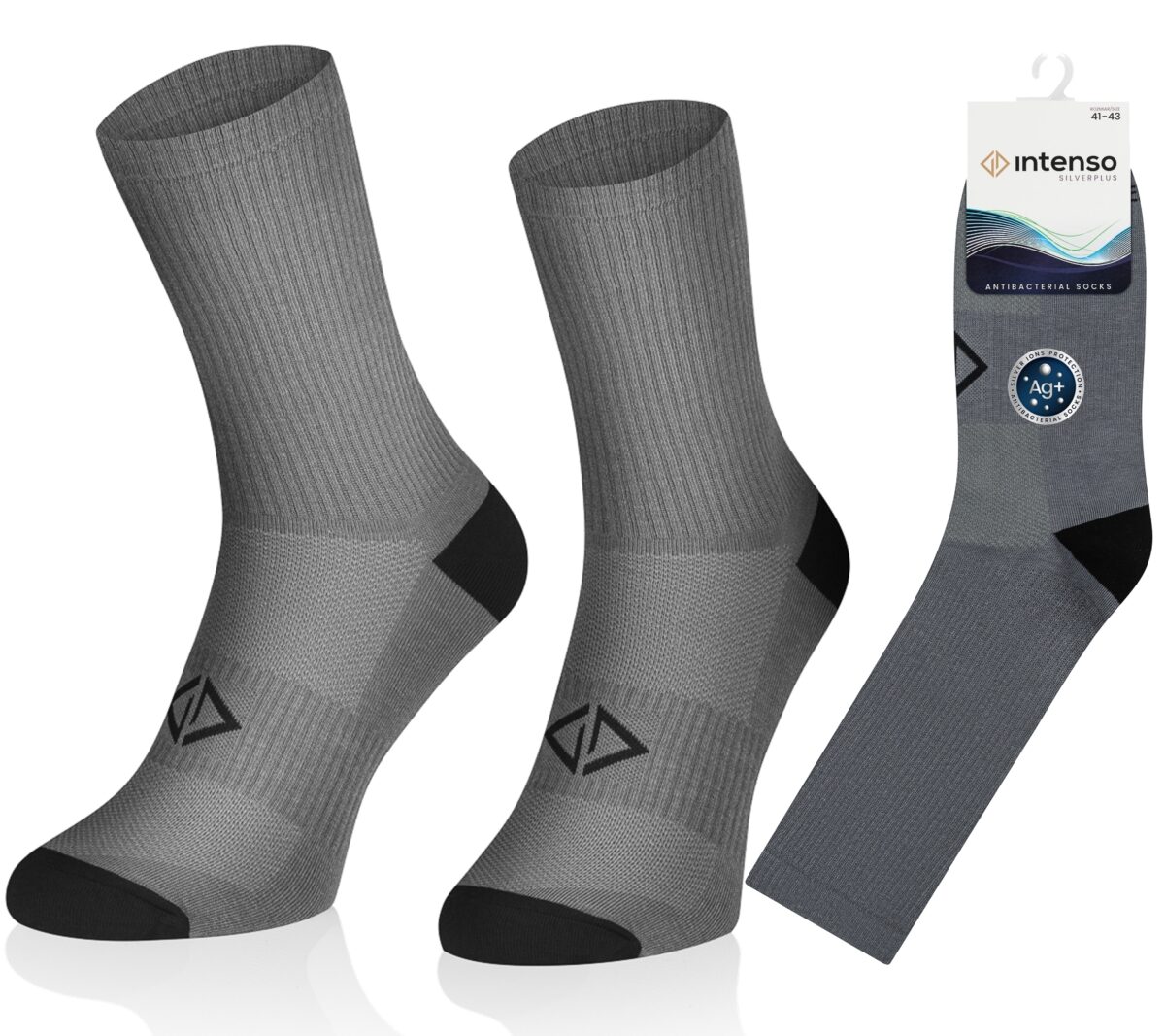 Skarpetki Sportowe Antybakteryjne z jonami srebra Silverplus ART. 0693 KOL:6+8