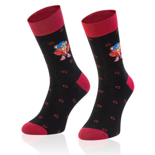 Skarpetki walentynkowe męskie ART. 0549 wz. 037 MIŚ