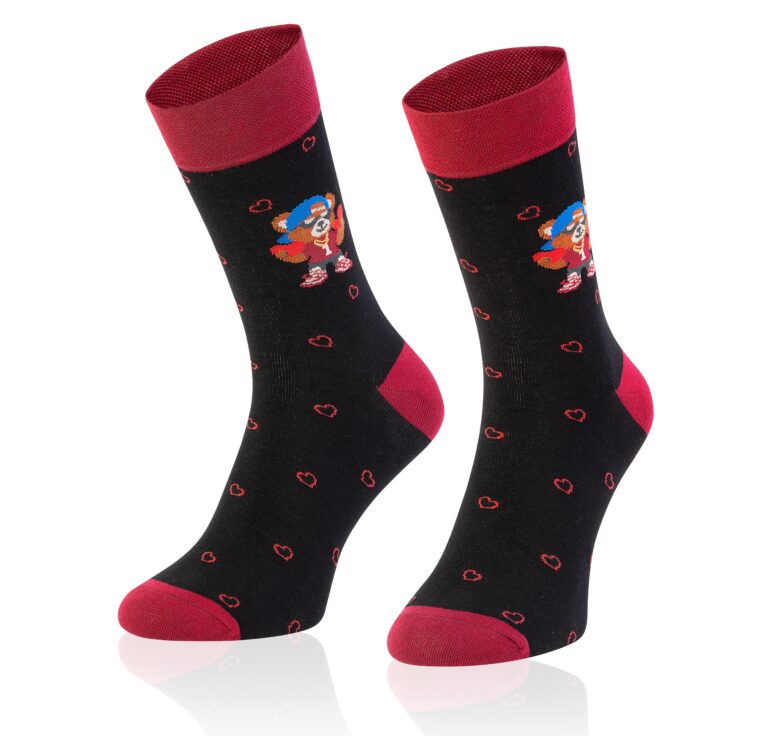 Skarpetki walentynkowe męskie ART. 0549 wz. 037 MIŚ