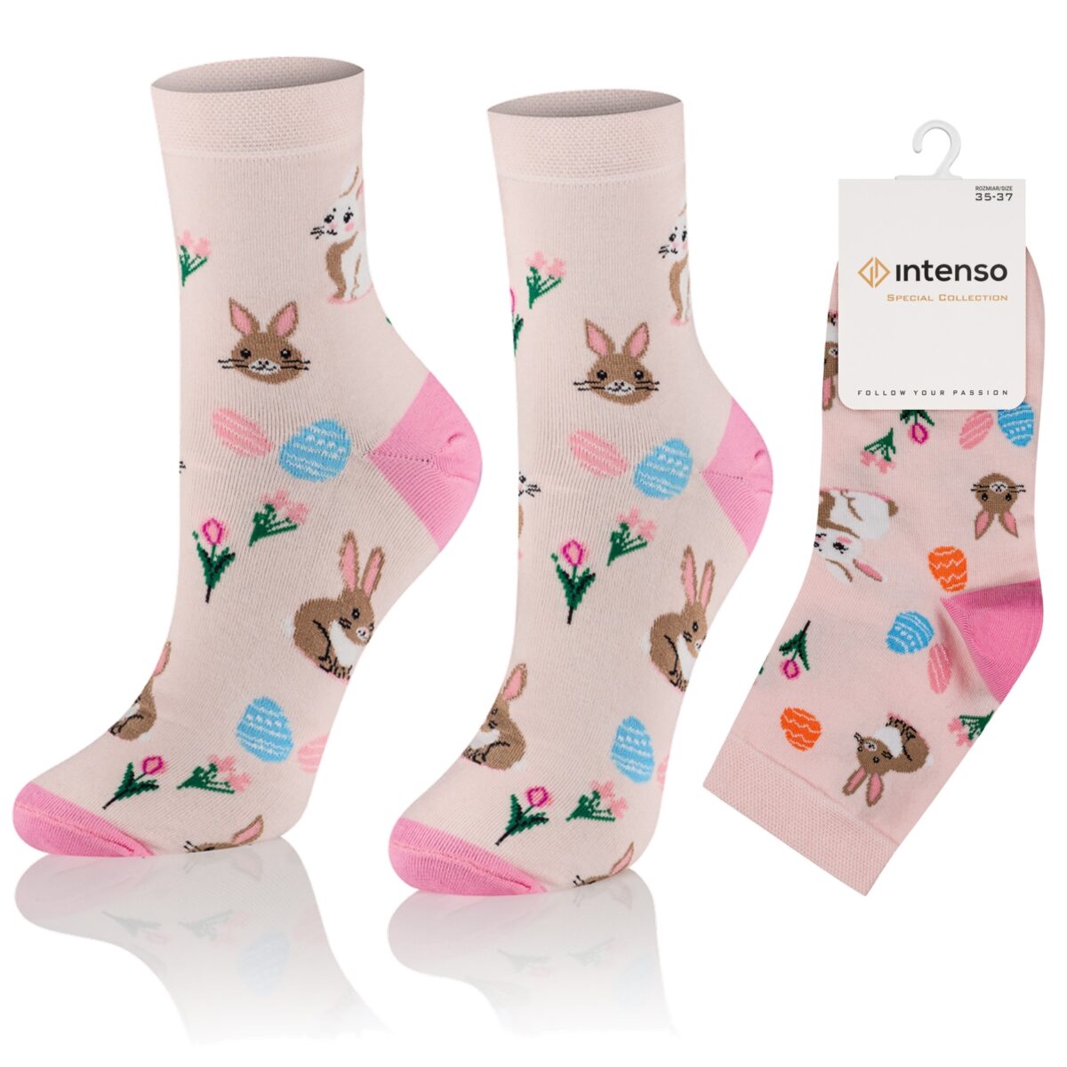 Skarpetki damskie wielkanocne Intenso art. 0471_018