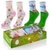 Skarpetki damskie wielkanocne Intenso 2-pak Zestaw prezentowy D2