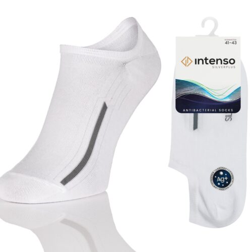 Micro Stopki Antybakteryjne z jonami srebra Silverplus ART. 0785 Białe