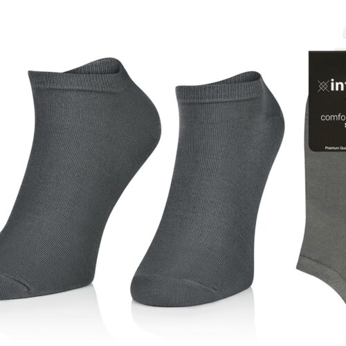 STOPKI MĘSKIE BAMBUSOWE ODDYCHAJĄCE SZARE