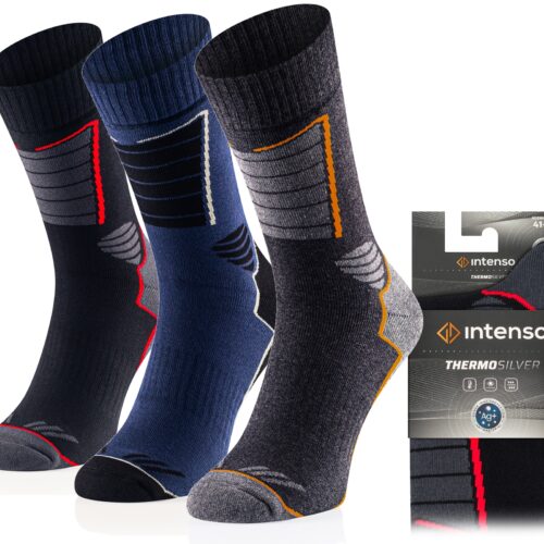 3x SKARPETY TREKKINGOWE TERMOAKTYWNE Intenso Thermosilver