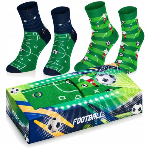 Skarpetki chłopięce FOOTBALL zestaw 2PAK F1 - na prezent